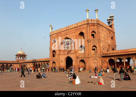 Moschee Jami Masjid in Fatehpur Sikri, Indien Stockfoto