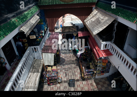 Marrakesch, Marokko, 15.04.2011. Die Souks in der Medina. Stockfoto
