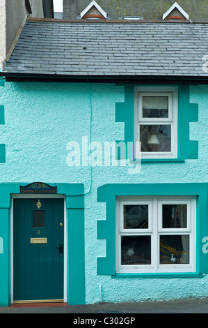 Urigen Fischerhaus am Aberdyfi, Aberdovey, Snowdonia, Wales Stockfoto