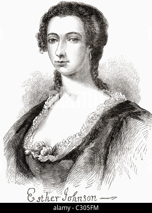 Esther Johnson, 1681 – 1729. Englischen Freund von Jonathan Swift, bekannt als Stella. Von Gullivers Reisen veröffentlicht c.1875 Stockfoto