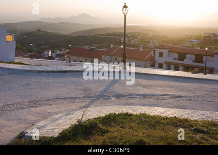 Unvollendet und verlassenen Bauvorhaben in der Stadt von Gogollos Vega, in der Nähe von Granada. Stockfoto