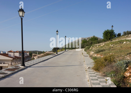 Unvollendet und verlassenen Bauvorhaben in der Stadt von Gogollos Vega, in der Nähe von Granada. Stockfoto