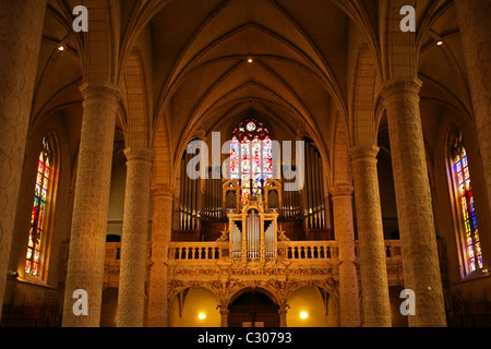 Cathédrale Notre-Dame in Luxemburg Stockfoto