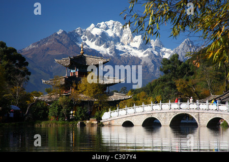 Imressions von Lijiang, UNESCO-Weltkulturerbe-Stadt in China Stockfoto