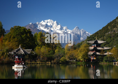 Imressions von Lijiang, UNESCO-Weltkulturerbe-Stadt in China Stockfoto