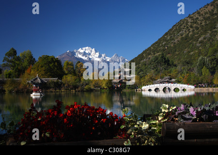 Imressions von Lijiang, UNESCO-Weltkulturerbe-Stadt in China Stockfoto