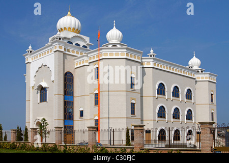 Gurdwara Sahib - Sikh-Tempel - Leamington und Warwick Stockfoto