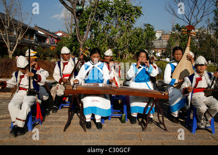 Imressions von Lijiang, UNESCO-Weltkulturerbe-Stadt in China Stockfoto