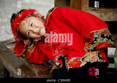 Imressions von Lijiang, UNESCO-Weltkulturerbe-Stadt in China Stockfoto