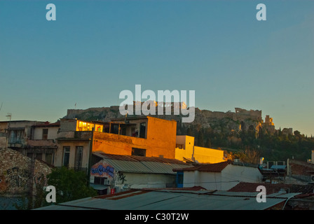 Athen dominiert die Attikas und es ist eine der ältesten Städte der Welt, als seine Geschichtsschreibung umfasst rund 3.400 ja Stockfoto