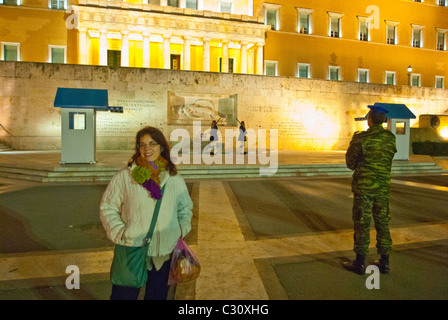 Athen dominiert die Attikas und es ist eine der ältesten Städte der Welt, als seine Geschichtsschreibung umfasst rund 3.400 ja Stockfoto