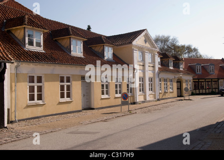 Sæby ist eine dänische Stadt mit einer Bevölkerung von 8.898 in Frederikshavn Kommune, Region Nordjylland an der Nordostküste Stockfoto