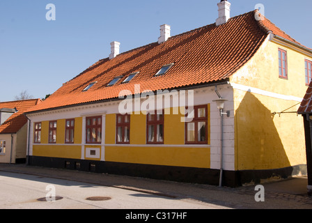 Sæby ist eine dänische Stadt mit einer Bevölkerung von 8.898 in Frederikshavn Kommune, Region Nordjylland an der Nordostküste Stockfoto