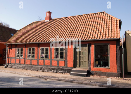 Sæby ist eine dänische Stadt mit einer Bevölkerung von 8.898 in Frederikshavn Kommune, Region Nordjylland an der Nordostküste Stockfoto