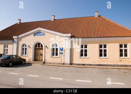 Das alte Gericht Gebäude von Sæby Stockfoto