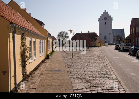 Die Kirche von Saeby im Norden von Dänemark. Die Kirche ist und alte Klosterkirche baut es um 1460 Stockfoto