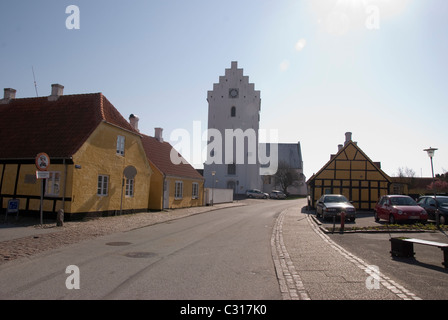 Die Kirche von Sæby im Norden von Dänemark. Die Kirche ist und alte Klosterkirche baut es um 1460 Stockfoto