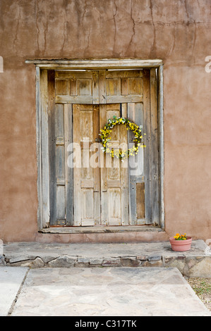 Eine katholische geistliche Einkehr und Grabstätte von John Meigs, in San Patricio, New Mexico. Stockfoto