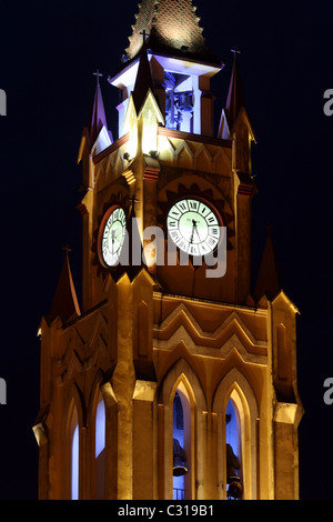 Iglesia de San Juan Bautista in der Plaza de Armas, Iquitos, Loreto, Peru, Südamerika Stockfoto