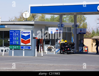 Hoher Benzin Preis Zeichen, Kalifornien, USA Stockfoto