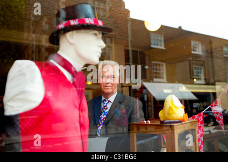 David Coulthard Schneidermeister und Inhaber von Tom Brown Schneider in Eton Stockfoto