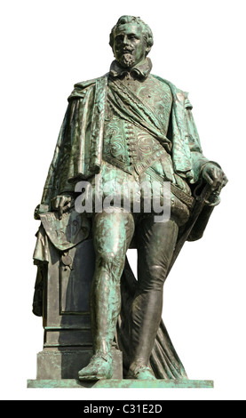 Utrecht, Niederlande. Statue von Graaf Jan van Nassau in Domplein Stockfoto