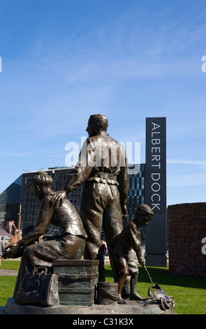 Albert Dock Waterside Sehenswürdigkeiten Liverpool, Merseyside, UK Stockfoto