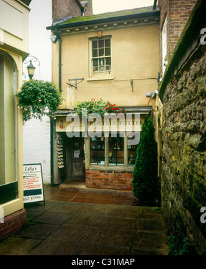 Beatrix-Potter Charakter, der Schneider von Gloucester Haus, College Gericht Gloucester, England Stockfoto