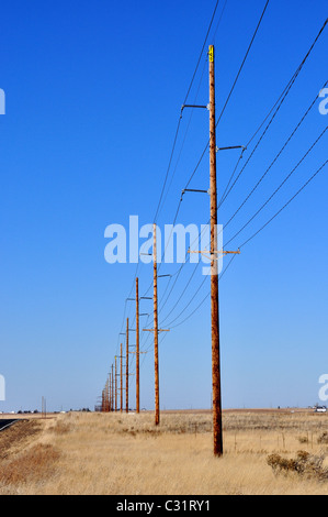 elektrische Pol Stockfoto