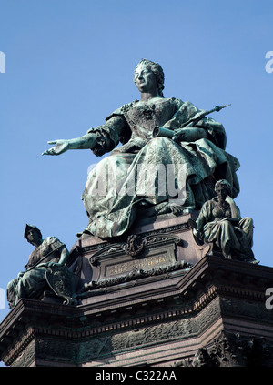 Wien - Königin Maria Theresia Wahrzeichen Stockfoto