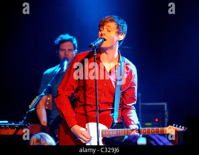 Tom Chaplin Keane Durchführung auf BNN "Das ist Live" im Hotel Arena Amsterdam, Niederlande - 29.10.08 ** ** Stockfoto