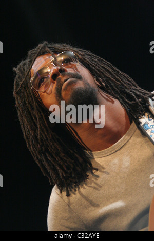 Seu Jorge führt an der Camden Roundhouse London, England - 30.10.08 Stockfoto