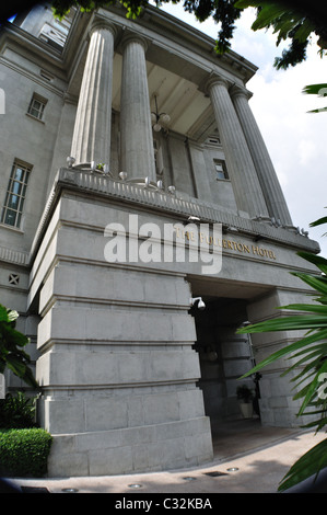 Das Fullerton Hotel Singapore Stockfoto