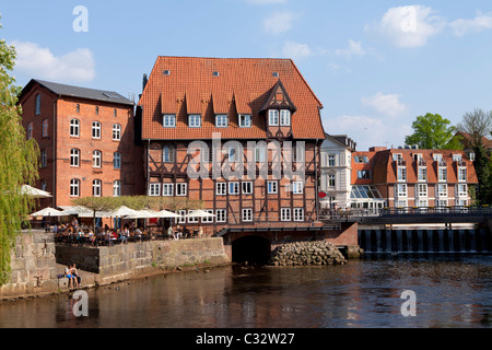 Restaurant Luener Muehles, Lüneburg, Niedersachsen, Deutschland Stockfoto