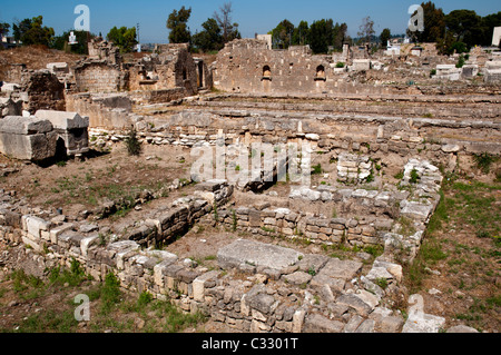 Nekropole von Tyrus (sauer), UNESCO-Weltkulturerbe. Libanon. Stockfoto