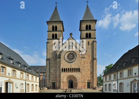 Die Basilika von St. Willibrord in Echternach, Großherzogtum Luxemburg Stockfoto