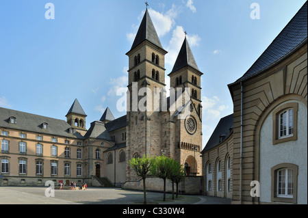 Die Basilika von St. Willibrord in Echternach, Großherzogtum Luxemburg Stockfoto