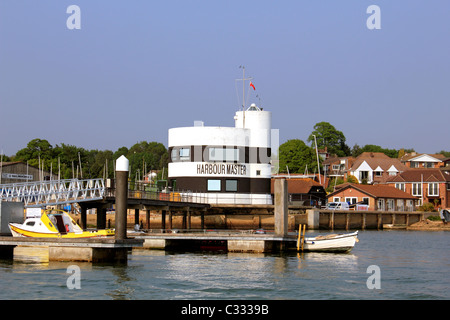 Port Hamble Hafenmeister am Southampton Water, wo es schließt sich der Solent Hampshire, England UK Stockfoto