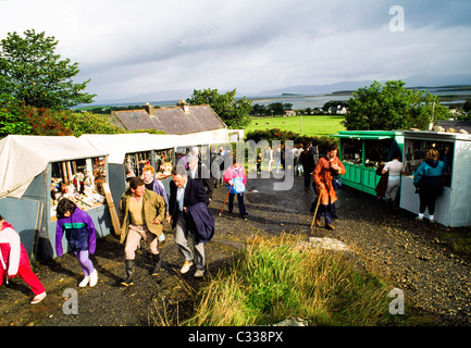 Croagh Patrick, Co. Mayo, Irland, Wallfahrt Gipfel Stockfoto