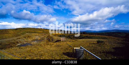 In der Nähe von Omagh, Co Tyrone, Nordirland, Goldmine-Website unter Cavanacaw Stockfoto