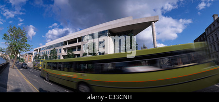 Dublin, Co. Dublin, Irland; Ansicht des Holz-Kais Stockfoto