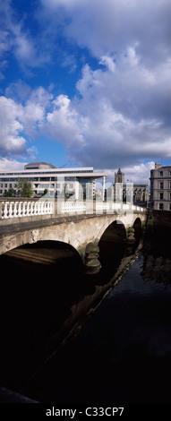 Dublin, Co. Dublin, Irland; Ansicht des Holz-Kais Stockfoto