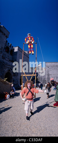 Limerick City, Co Limerick, Irland; Interpreten, die Teilnahme an der Limerick 800 Festival Stockfoto