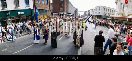 Limerick City, Co Limerick, Irland; Parade für Limerick 800 Festival Stockfoto