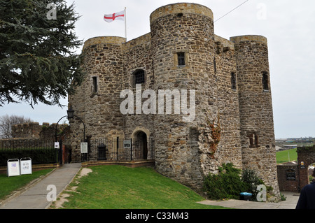 Die Ypern-Turm ist vermutlich im Jahre 1249 als Teil der Verteidigungsanlagen der Stadt gebaut worden sein. Stockfoto