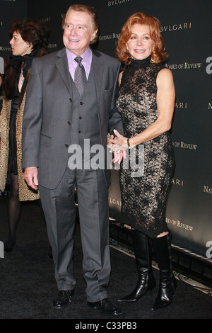 Regis Philbin und Freude Philbin 2008 National Board of Review Motion Pictures Award-Gala bei Cipriani 42nd Street - Ankünfte Stockfoto
