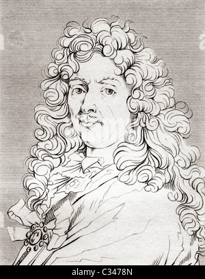 Charles Le Brun, 1619 – 1690. Französischer Maler und Kunsttheoretiker. Stockfoto