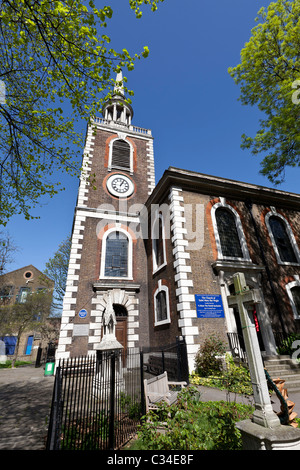 St. Marien Kirche, Rotherhithe, London, England, Vereinigtes Königreich. Stockfoto