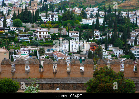 Die Alhambra in Granada Spanien Stockfoto