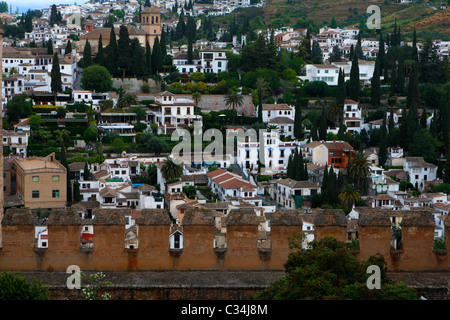 Die Alhambra in Granada Spanien Stockfoto